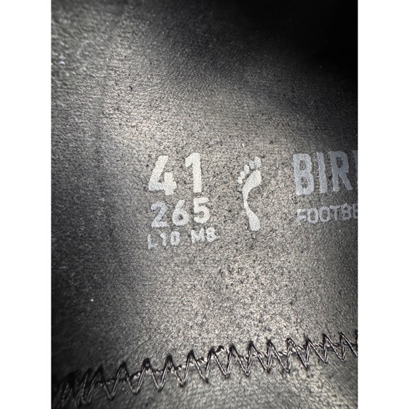 Birkenstock Buckley Clogs Black Suede EU 41 US Women's 10 Narrow Mules - Picture 10 of 10